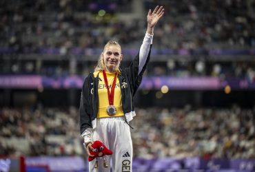 Lindy Ave nach Babypause: Bronze in Paris